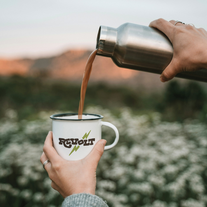 coffee brand sample mug design